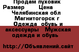 Продам пуховик. Размер 50. › Цена ­ 2 000 - Челябинская обл., Магнитогорск г. Одежда, обувь и аксессуары » Мужская одежда и обувь   